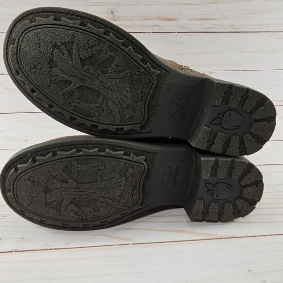 Rocket Dog Ankle Boots Womens Size 7 Faux Fur Trim Side Zip Bootie C345 - Picture 8 of 9